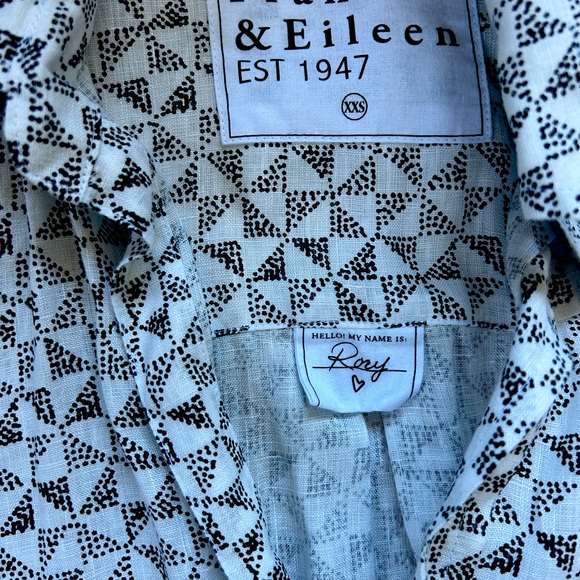 Frank & Eileen Rory Linen Dress size XXS - Picture 7 of 7